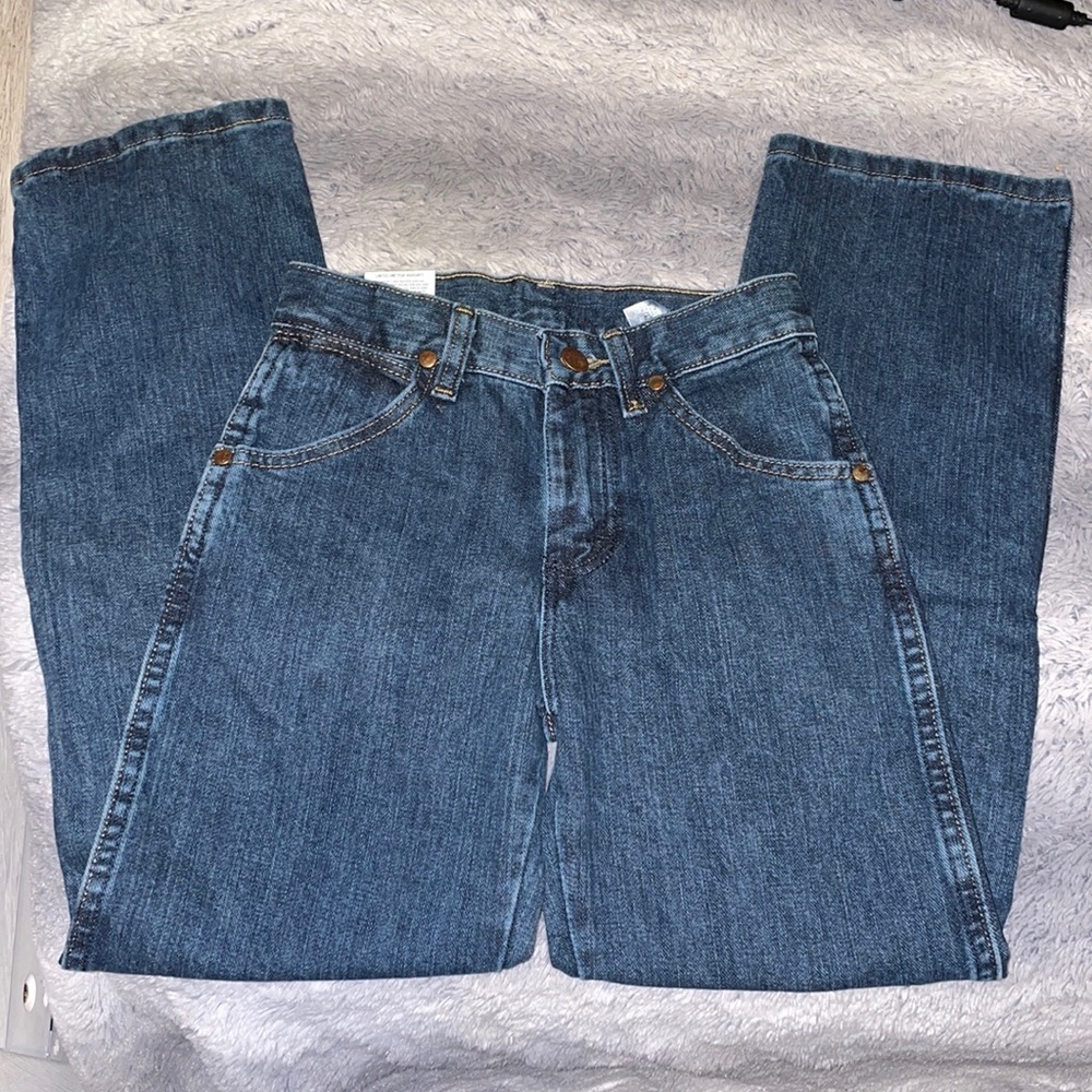 Cowboy cut wrangler jeans